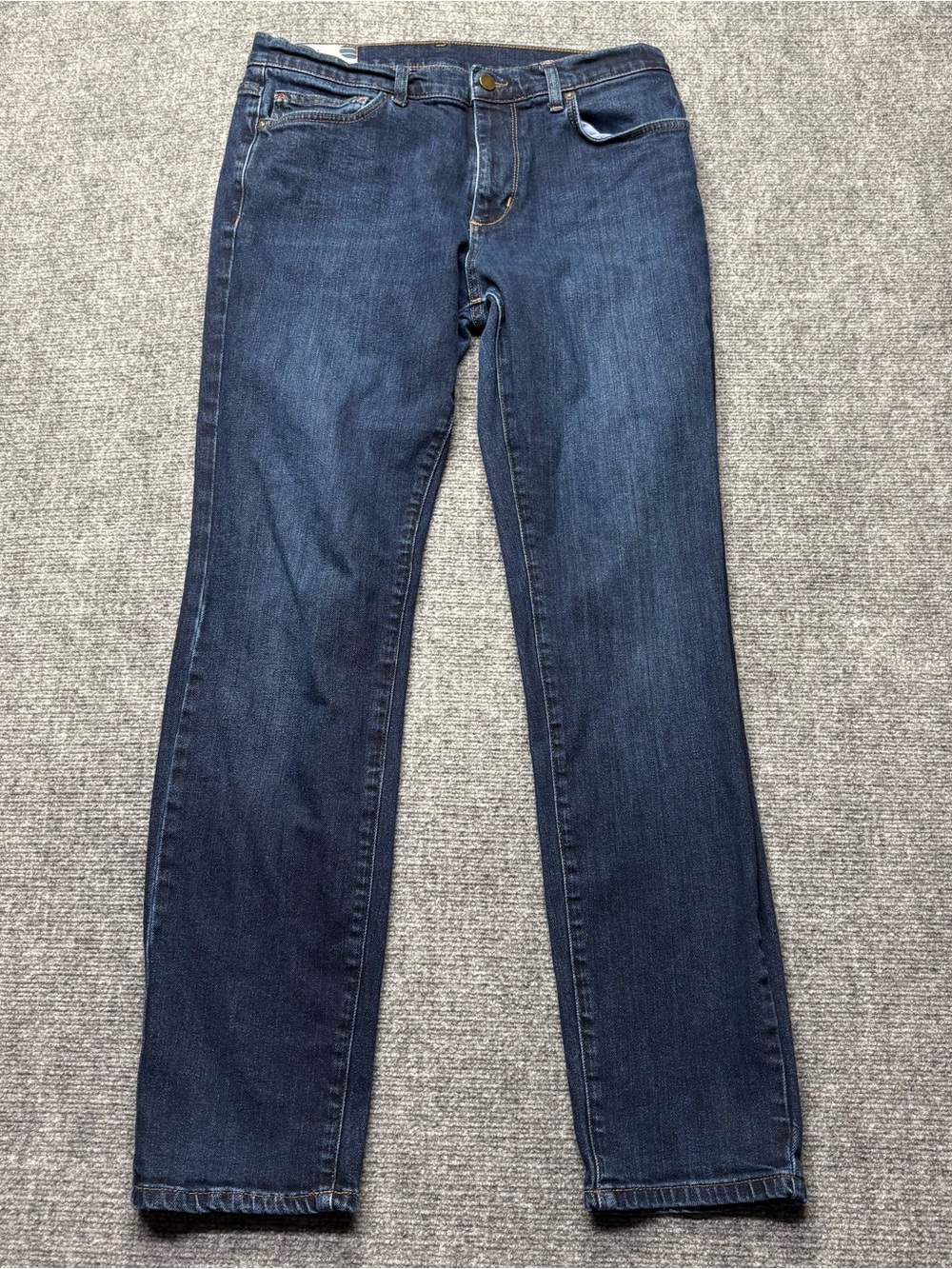 Marine Layer Jeans Mens 34x32 Blue Original Slim Dark Wash Mid Rise Stretch